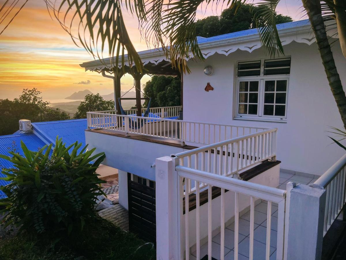 Villa Iguana, Duplex Paisible, Vue Magnifique Mer Et Rocher Du Diamant, Piscine Sainte-Luce Exteriör bild