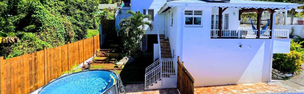 Villa Iguana, Duplex Paisible, Vue Magnifique Mer Et Rocher Du Diamant, Piscine Sainte-Luce Exteriör bild